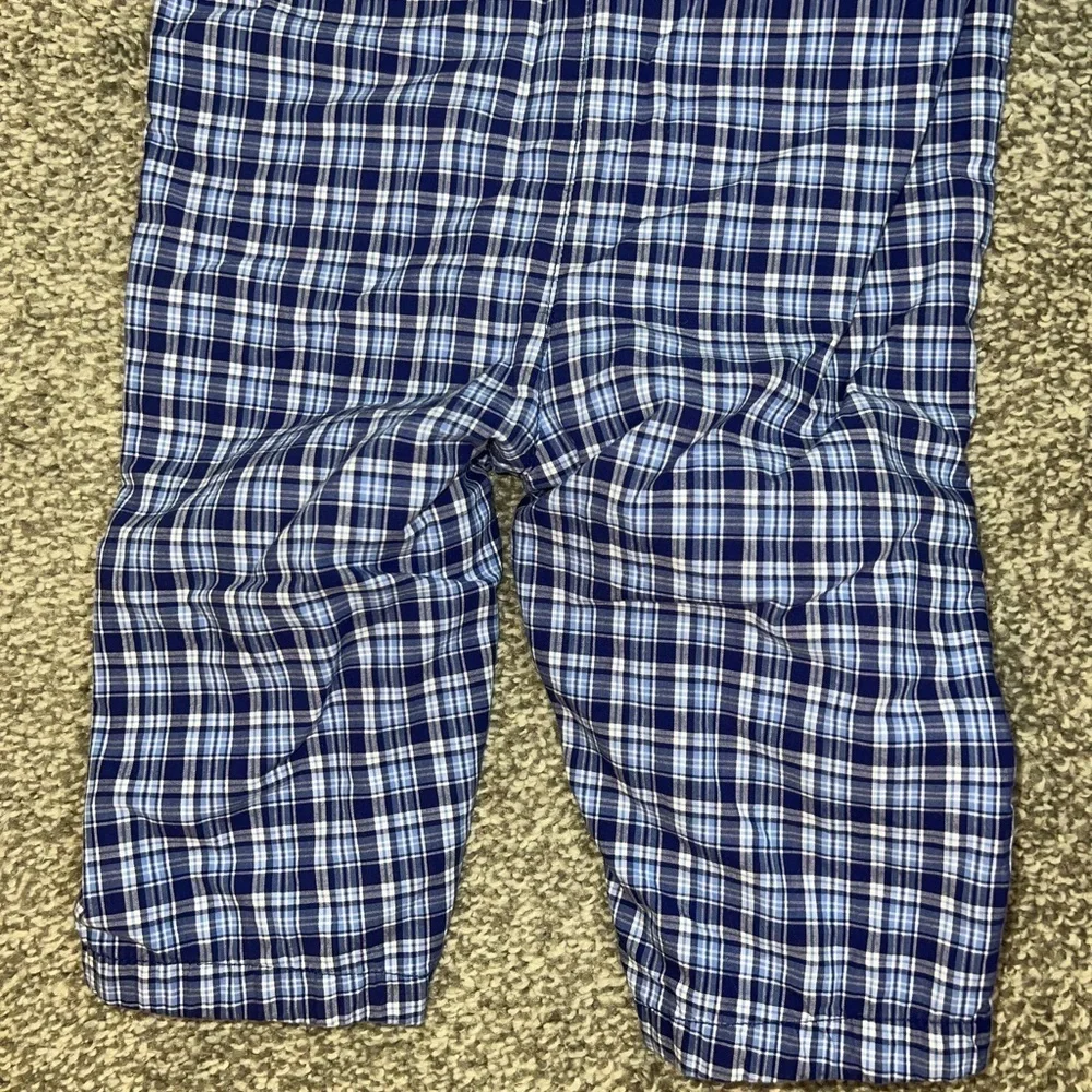 RALPH LAUREN PLAID COVERALL ROMPER JUMPSUIT